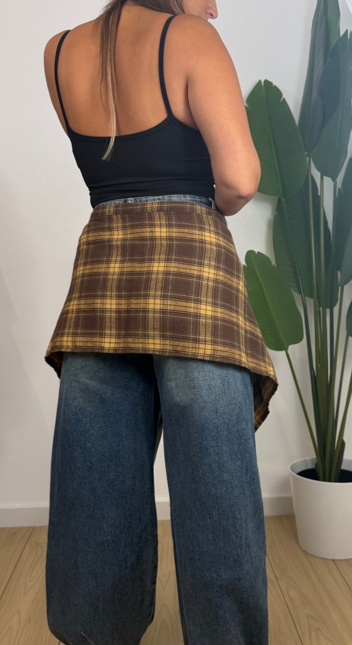 Cintura camicia flanella
